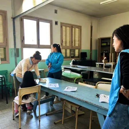 El plan de salud escolar bonaerense llegó a la escuela n°20 de Adolfo Gonzales Chaves