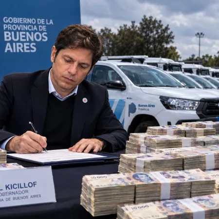 En medio de la crisis, Kicillof desembolsará millones para renovar la flota de vehículos