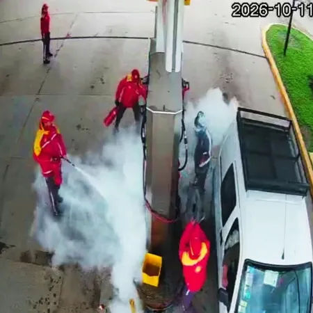 Pirómano intentó incendiar una estación de servicio en Merlo