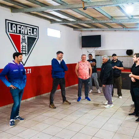 Junín: Fiorini acompaña al club “La Favela” en su proyecto de jugar de local en su predio
