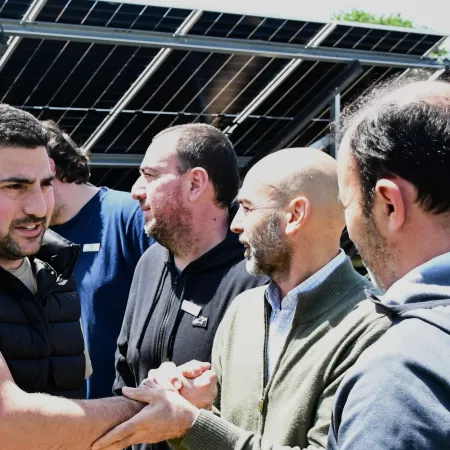 25 de Mayo: Egüen encabezó la inauguración del parque solar de Norberto de la Riestra